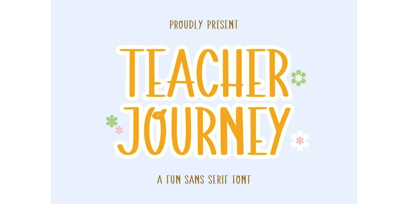 Teacher Journey Font by Funtype Co. — Sans Serif Font