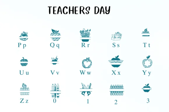Teachers Day by Nongyao — Dingbats Font — thumbnail 3