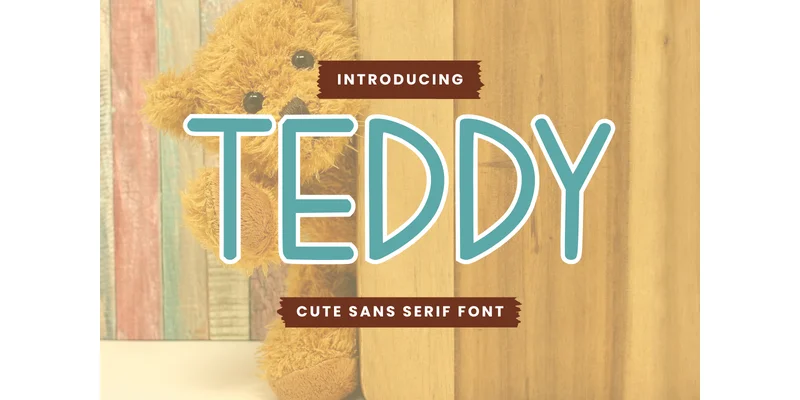 Teddy Font by Letterayu — Sans Serif Font