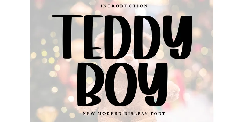 Teddyboy Font by Inermedia STUDIO — Display Font