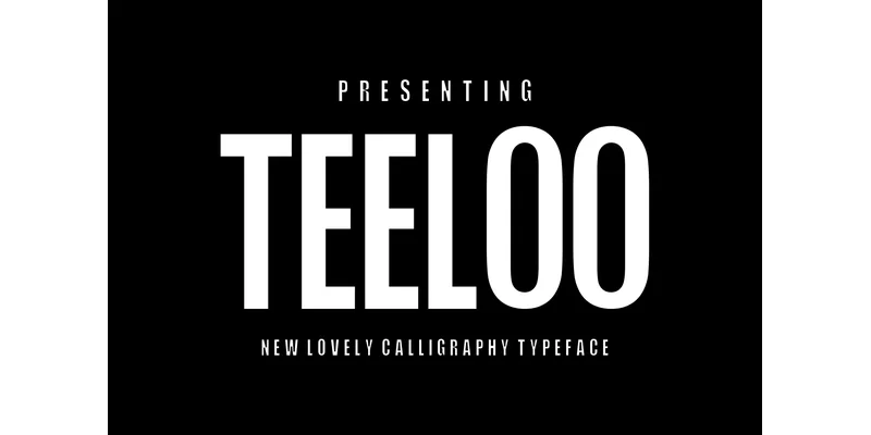 Teeloo Font by mhd.usman00 — Display Font — thumbnail 2