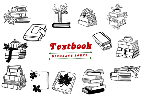 Textbook by Suphitchaya — Dingbats Font