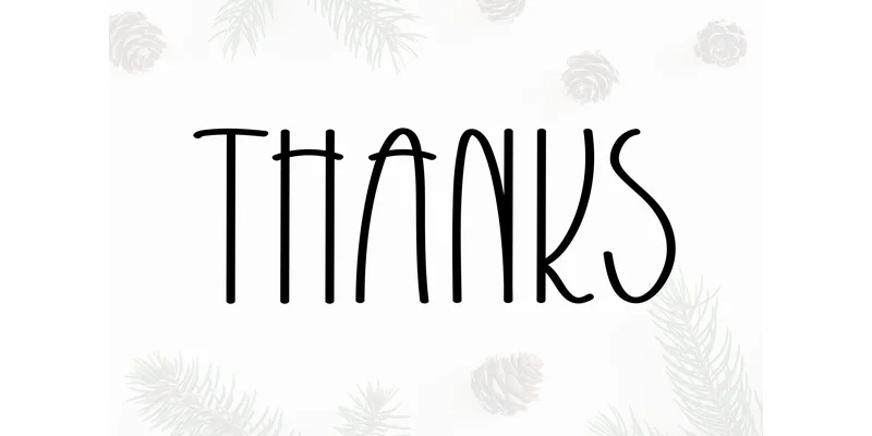 Thank Beach Font by ArtLine Design — Display Font — thumbnail 5