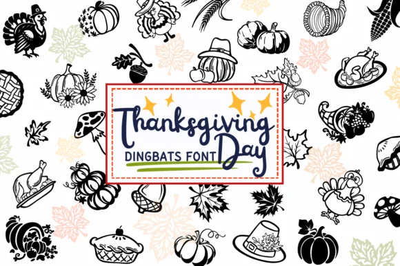 Thanksgiving Day by PraewDesigns — Dingbats Font