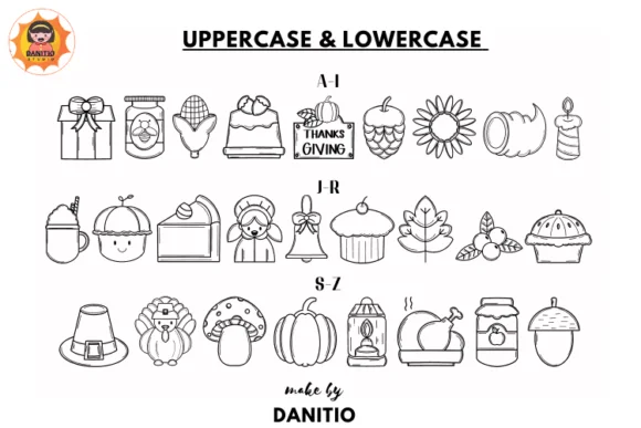 Thanksgiving Doodles by danita.kukkai — Dingbats Font — thumbnail 2