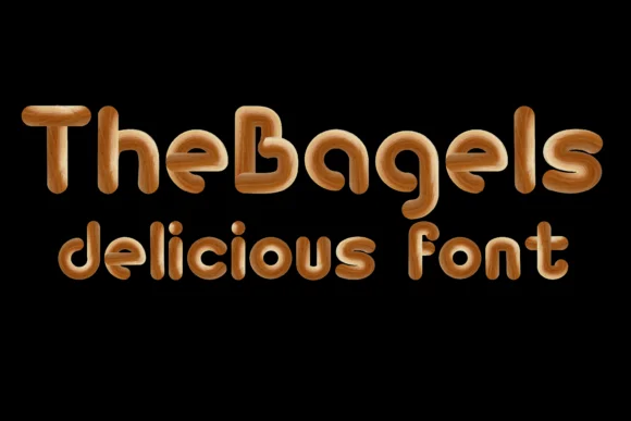 The Bagels by murisa.studio — Color Fonts Font