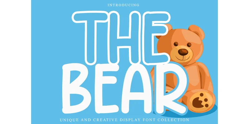 The Bear Font by PAYJHOshop — Display Font