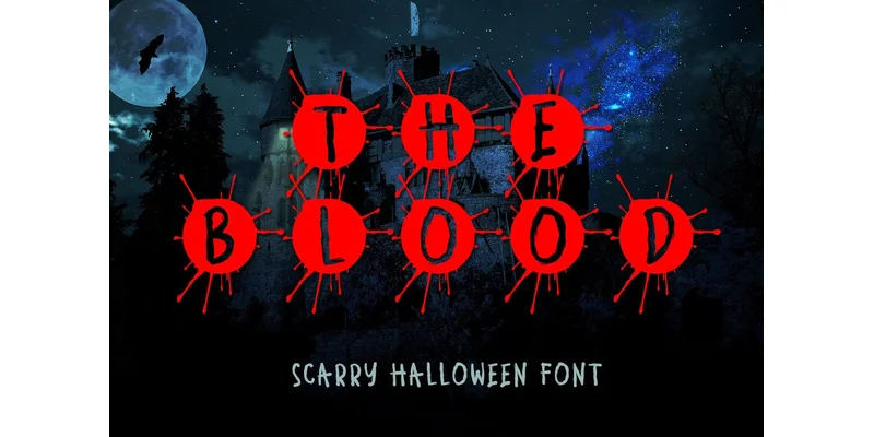 The Blood Font by Mr.Soon Design by Mr.Soon Design — Decorative Font