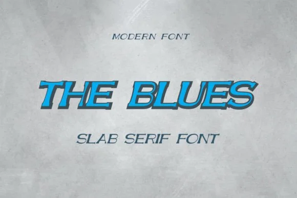 The Blues by WinType — Slab Serif Font