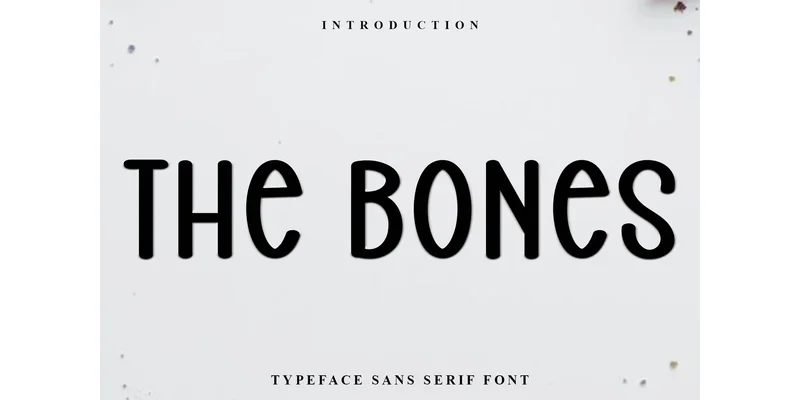 The Bones Font by FreshTypeINK — Display Font