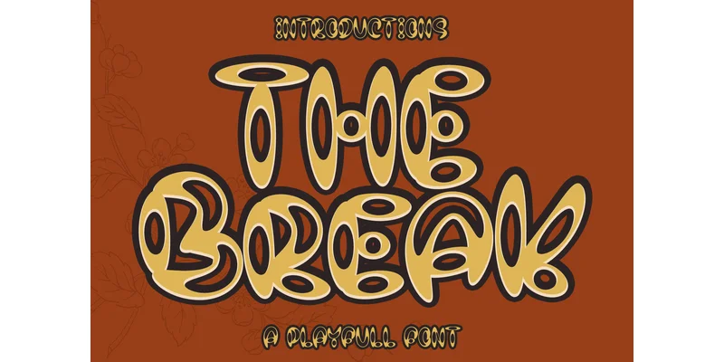 The Break Font by 21Design — Display Font