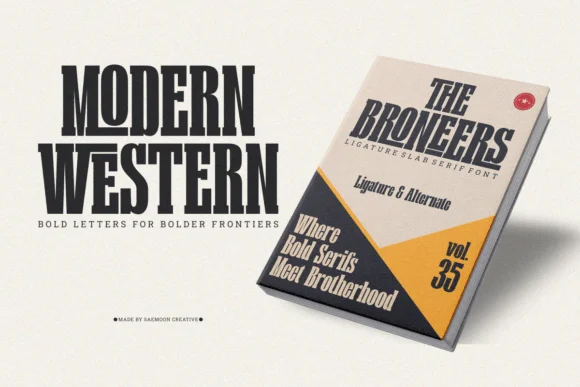 The Broneers by saemooncreative — Slab Serif Font — thumbnail 2