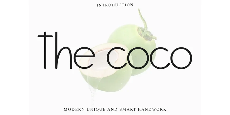 The Coco Font by FreshTypeINK — Sans Serif Font