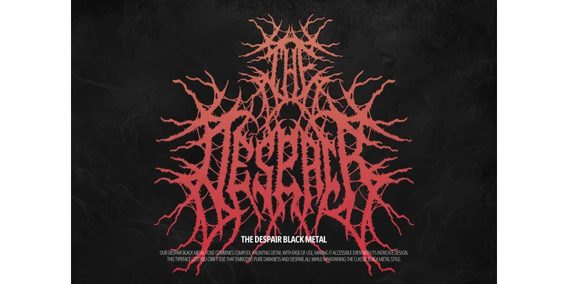The Despair Font by Denustudios by Denustudios — Blackletter Font