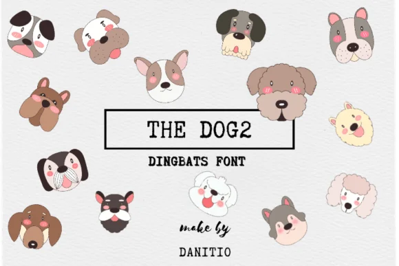 The Dog 2 by danita.kukkai — Dingbats Font