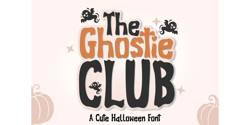 The Ghostie Club Font by TonisArtStudio — Display Font — thumbnail 2