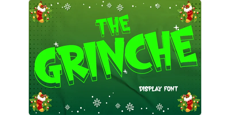 The Grinch Mas Font by Patlot Digital.Studio — Display Font — thumbnail 2