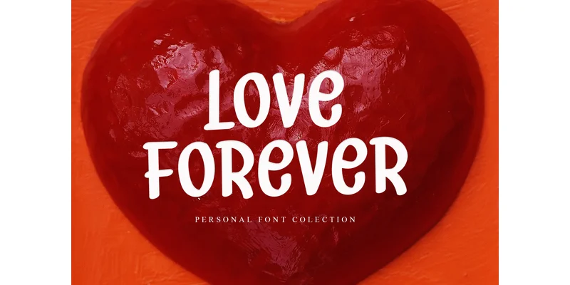 The Heart Font by GiaLetter — Display Font — thumbnail 2