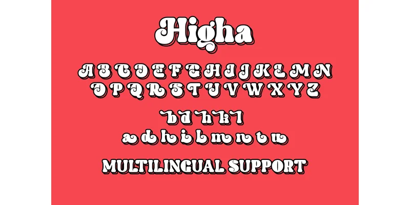 The Higha Font by onlyfontyouandme — Display Font — thumbnail 7