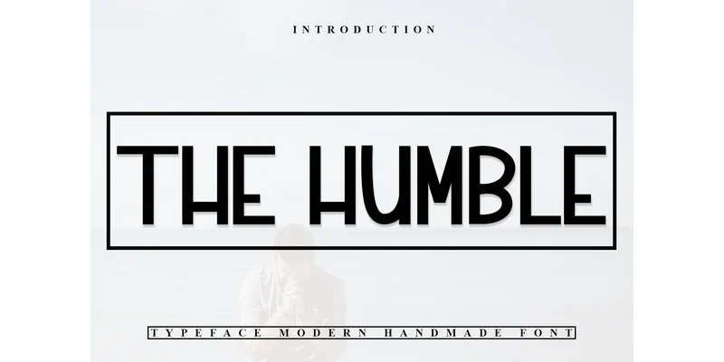 The Humble Font by Inermedia STUDIO — Display Font