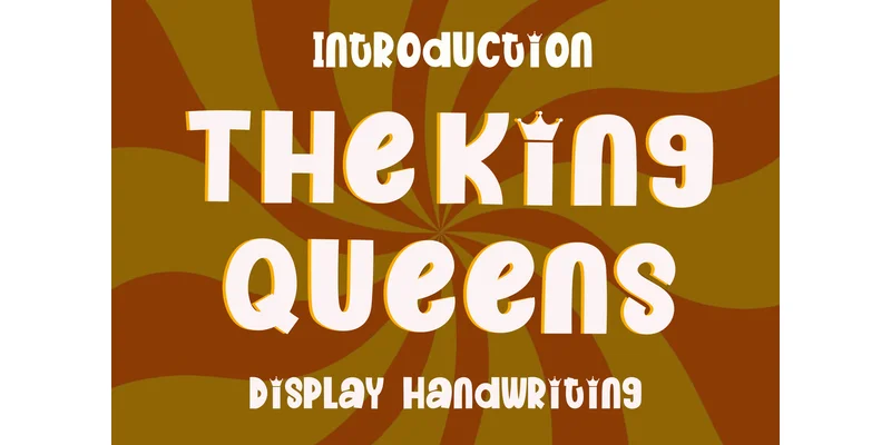The King Queens Font by Preketek texs — Display Font