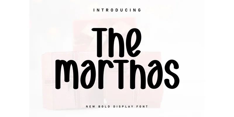 The Marthas Font by KC Production — Display Font