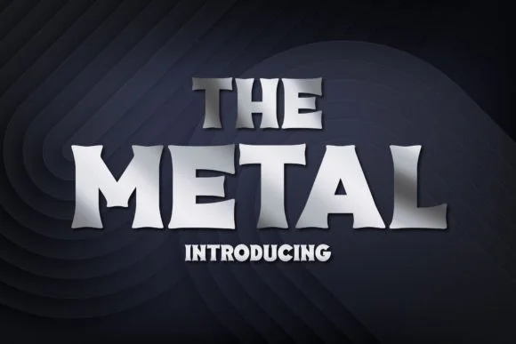 The Metal by Fox7 — Slab Serif Font