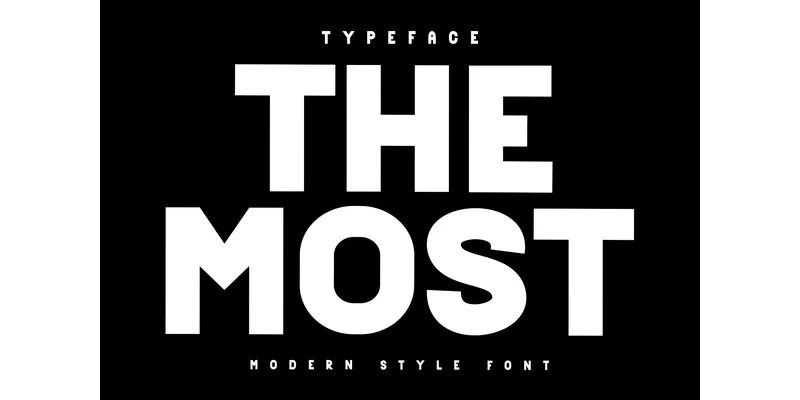 The Most Font by FreshTypeINK — Display Font