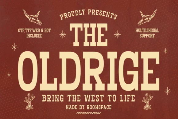 The Oldridge by roomspace — Slab Serif Font
