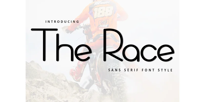 The Race Font by FreshTypeINK — Sans Serif Font