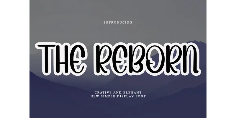 The Reborn Font by FreshTypeINK — Display Font