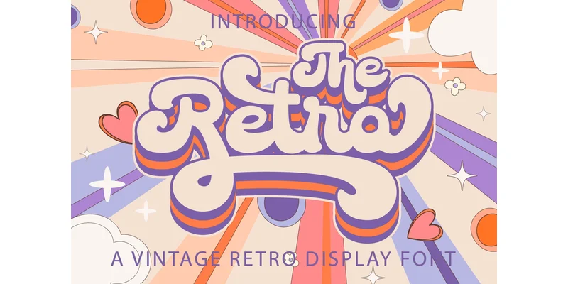 The Retro Font by Densu Creative — Display Font — thumbnail 3