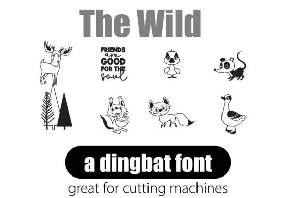 The Wild by Illustration Ink — Dingbats Font
