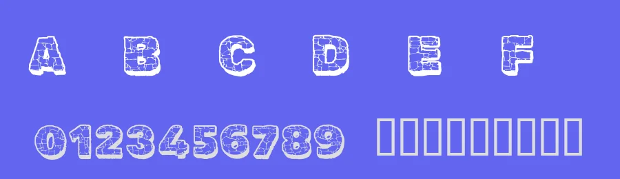 CF The Rock by Cloutierfontes — Decorative Font — thumbnail 3