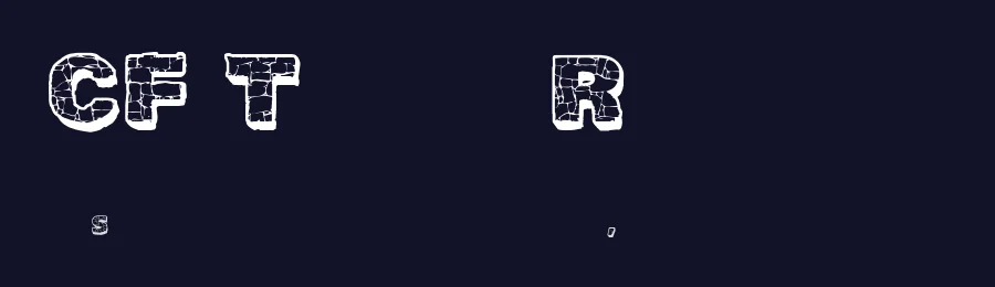 CF The Rock by Cloutierfontes — Decorative Font — thumbnail 2