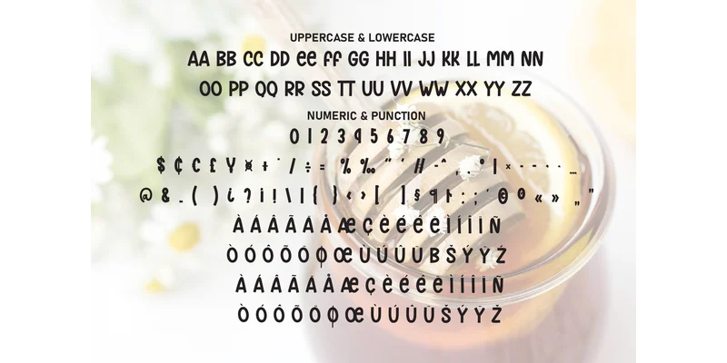 Thick Honey Font by Strongkeng Old — Display Font — thumbnail 7