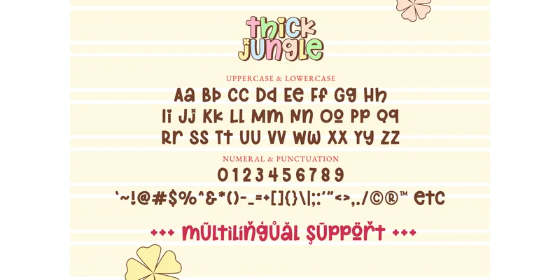 Thick Jungle Font by airotype — Display Font — thumbnail 7