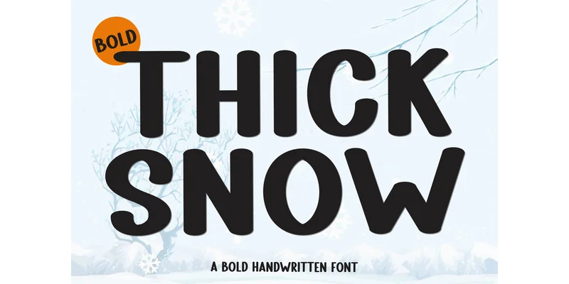 Thick Snow Font by Inermedia STUDIO — Display Font