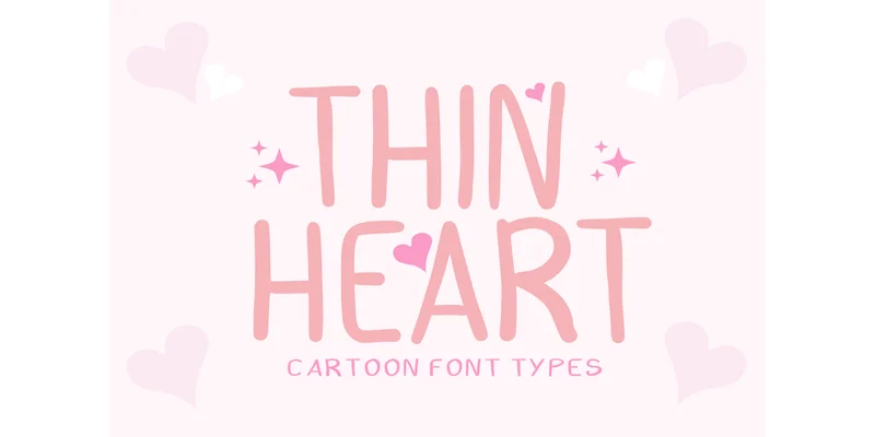 Thin Heart Font by anamalmusyaffaCreative — Display Font