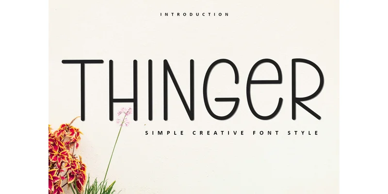 Thinger Font by Inermedia STUDIO — Sans Serif Font