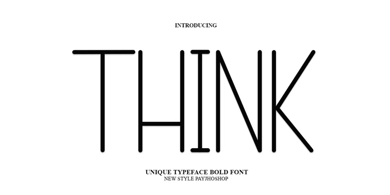 Think Font by PAYJHOshop — Sans Serif Font