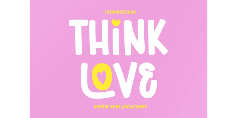 Think Love Font by 21Design — Display Font