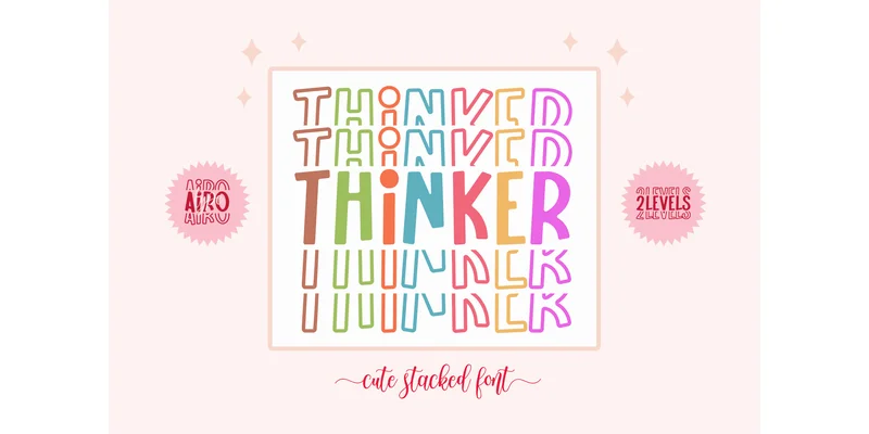 Thinker Font by airotype — Display Font