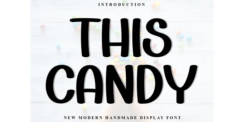 This Candy Font by FreshTypeINK — Display Font