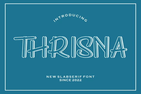 Thrisna by riotama85 — Slab Serif Font