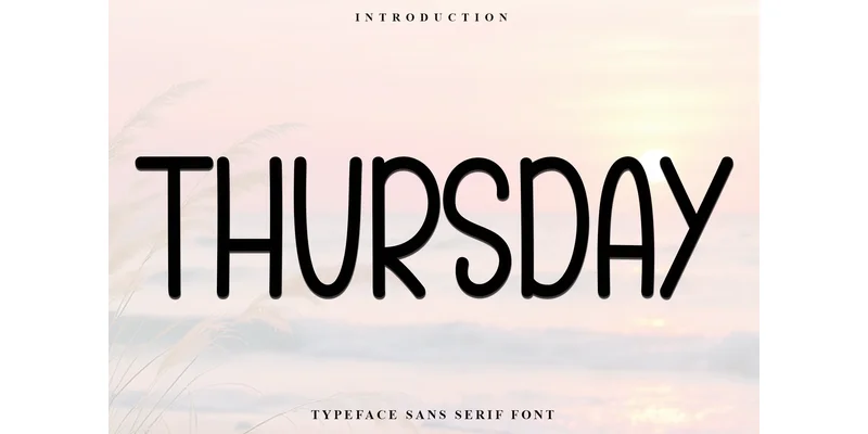 Thursday Font by Inermedia STUDIO — Sans Serif Font