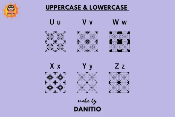 Tiling Pattern by danita.kukkai — Dingbats Font — thumbnail 4
