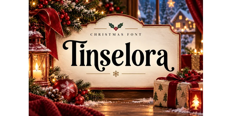 Tinselora Font by TypeIQ — Display Font