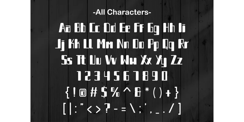 Tiny House Font by Patlot Digital.Studio — Display Font — thumbnail 7
