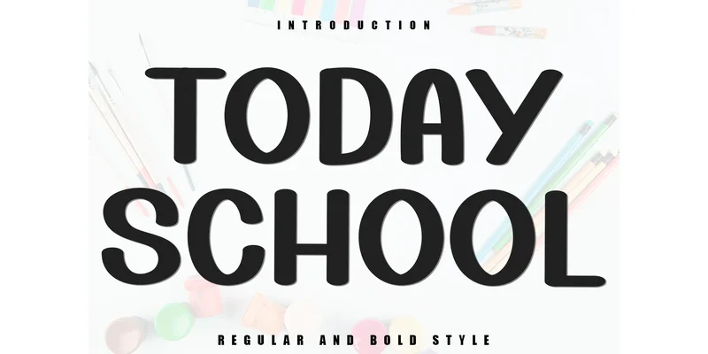 Today School Font by Inermedia STUDIO — Display Font